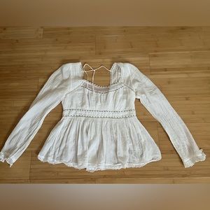 Free People White Blouse